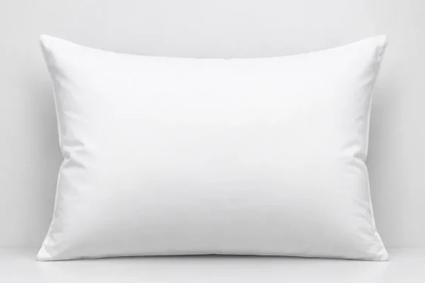 Minimal White Pillow Studio Shot